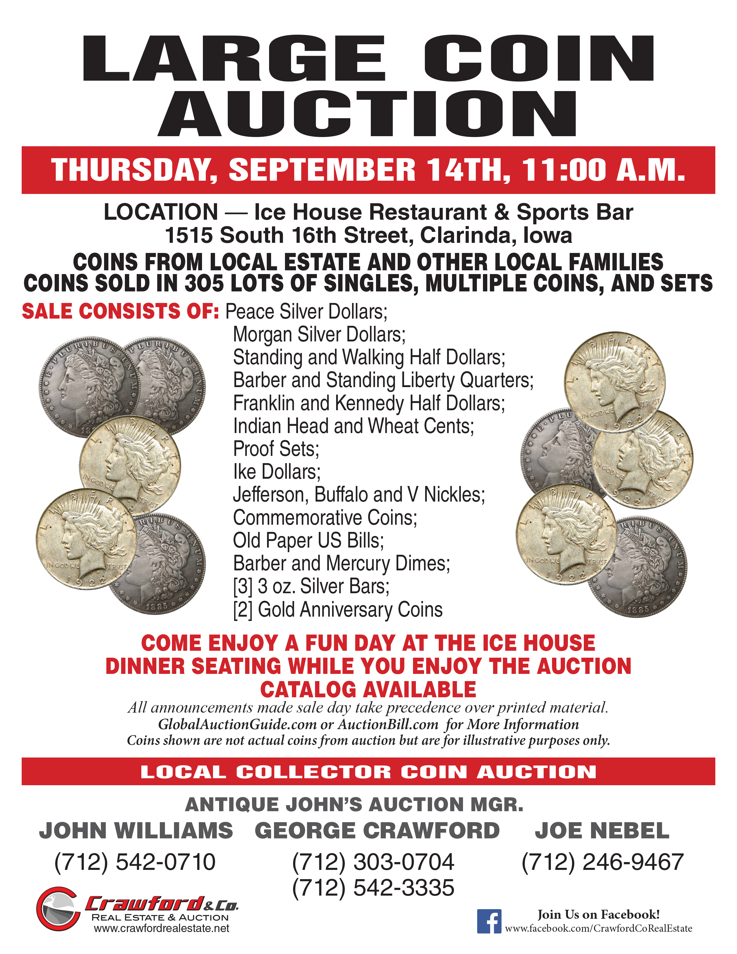 Large Coin Auction